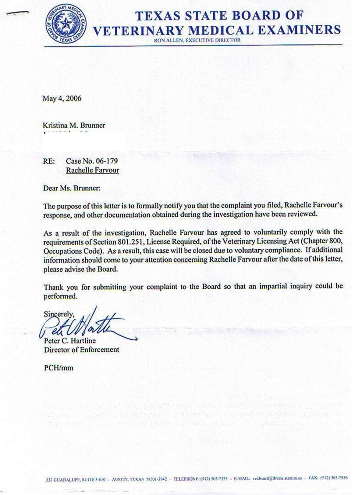 Program Recommendation Letter Sample